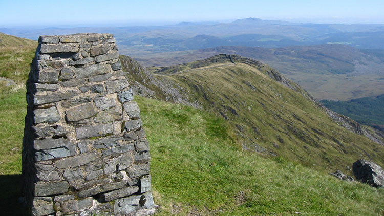 The Arenigs from Diffwys