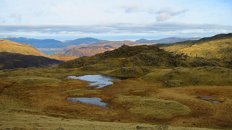 View north from Seathwaite Fell