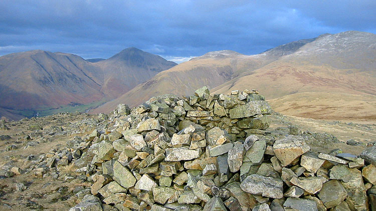 Wasdale Head from Illgill Head summit