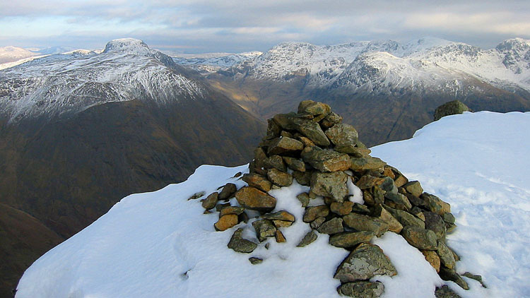Great Gable & the Scafells from Red Pike