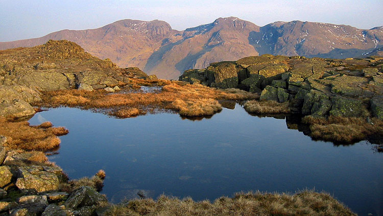 The Scafells from Crinkle Crags
