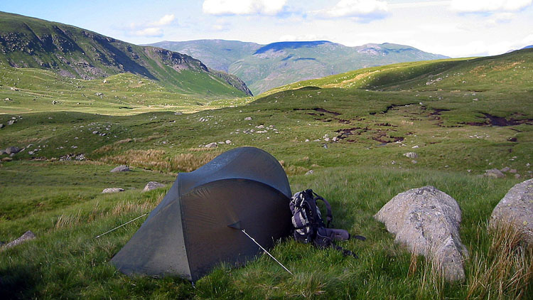 Pitch at Wythburn Head