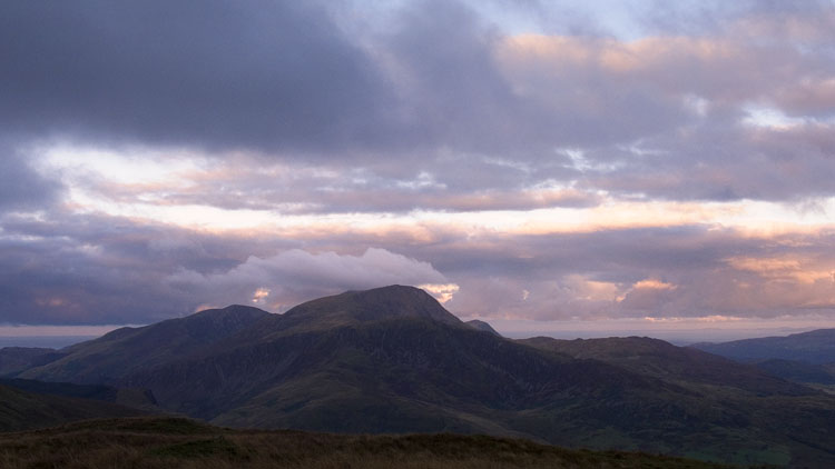Dawn sky over Cadair Idris