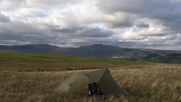 Pitch on Esgair Ddu