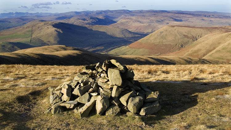 The Cumbrian mountains from Fell Head