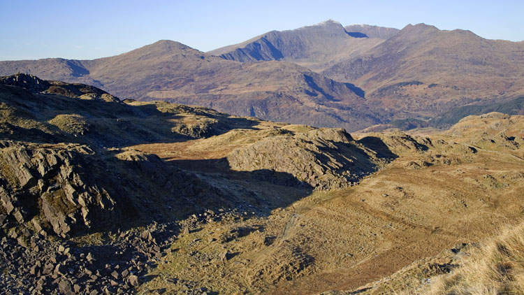 Snowdon from ascent of Cnicht