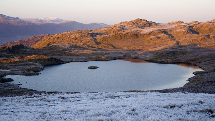 Evening light on Llyn yr Adar