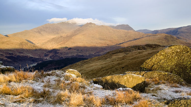 Mist cap on Snowdon