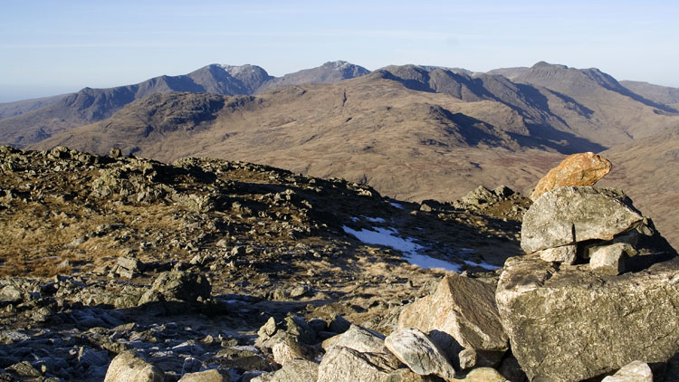 Scafell range from Wetherlam