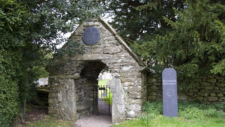 Melangell church lych gate