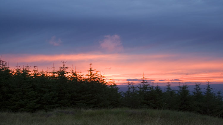 Dawn sky from Foel y Geifr Dawn sky from Foel y Geifr