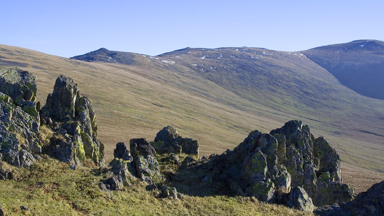 Bera Bach and Yr Aryg from Gyrn Wigau