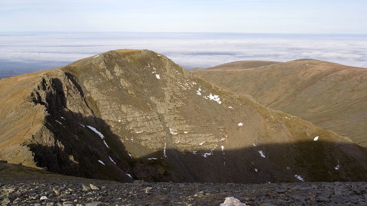 Yr Elen from Carnedd Llewelyn