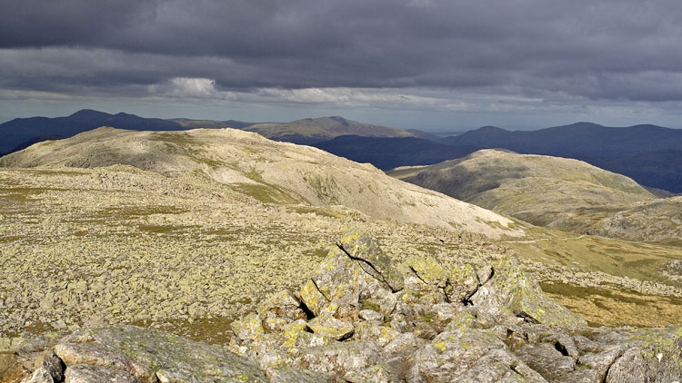 Light contrasts on Great End & Allen Crags ridge Light contrasts on Great End & Allen Crags ridge