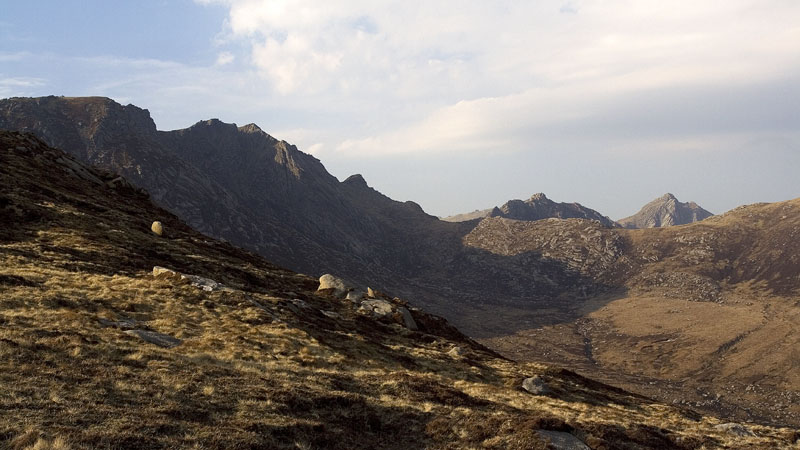 Ridge from the Beinn Nuis path