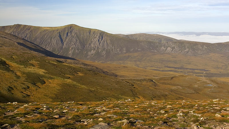 Sgor Gaiogh from Sron na Lairige Sgor Gaiogh from Sron na Lairige