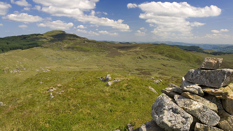 View to Dduallt from Craig y Benglog
