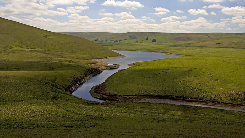 Northern end of Craig Goch reservoir