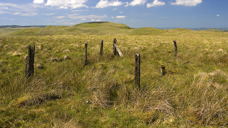 Rain gauge on Esgair Wen