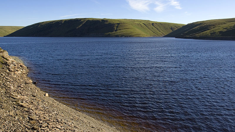 Claerwen from the dam