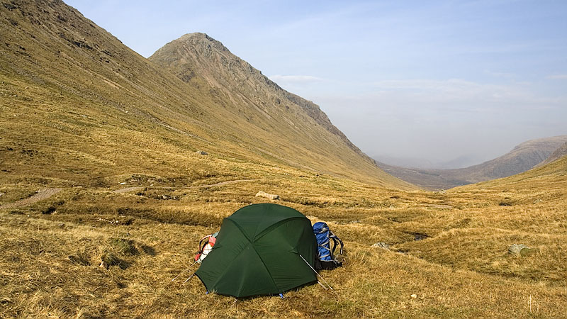 Pitch in Lairig Gartain