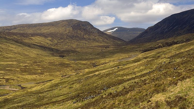View back to Bealach Cumhann View back to Bealach Cumhann