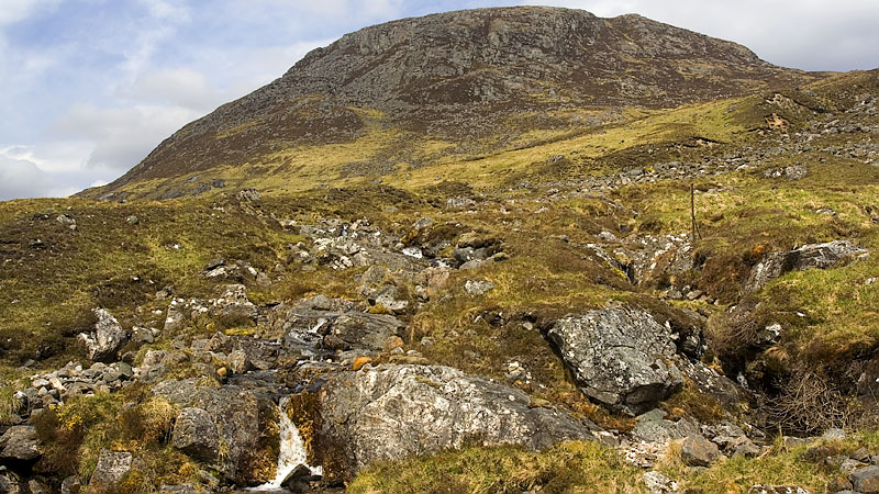 The Allt Bealach Breabaig & southern crags of Ben Alder The Allt Bealach Breabaig & southern crags of Ben Alder