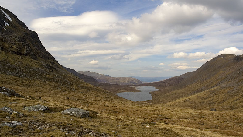 Loch a' Bhealaich Bheithe from Bealach Breabag Loch a' Bhealaich Bheithe from Bealach Breabag