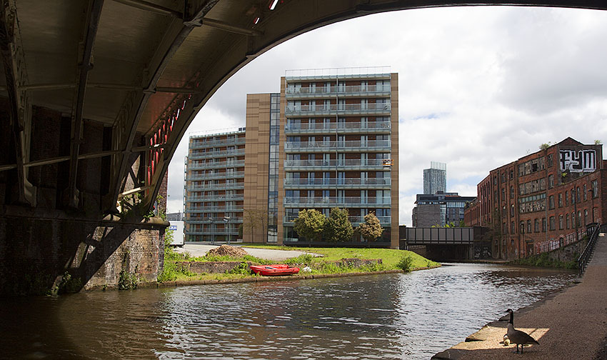 Approaching Castlefield and the Quays