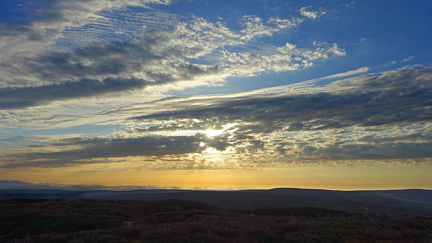 Dawn sky from Bolt's Law pitch
