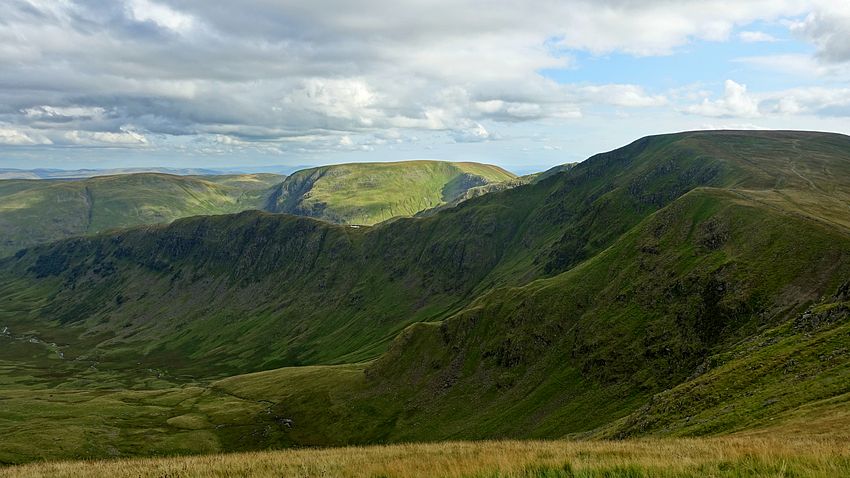 Long Stile and Harter Fell from Rampsgill Head