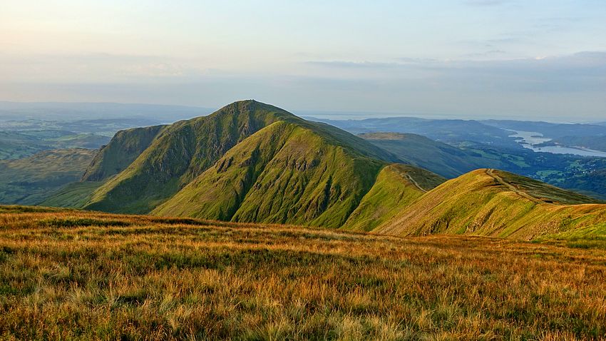 Early light on the Ill Bell ridge