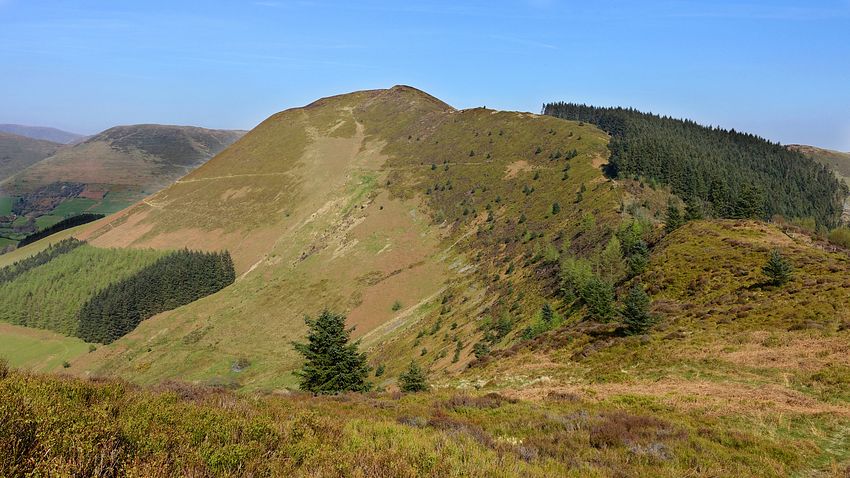 View back to Foel Dinas
