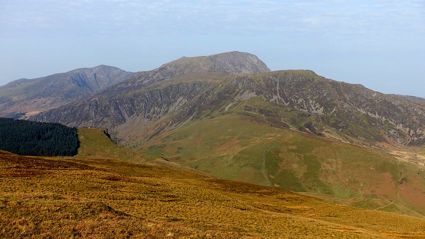 Cadair Idris group from descent of Mynydd Ceiswyn
