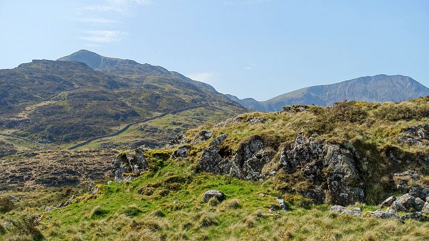 Cadair Idris from upper section of byway