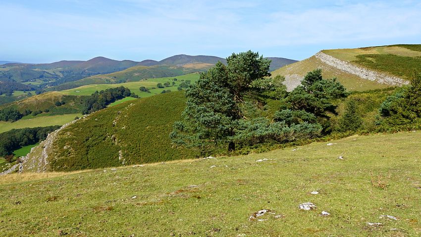 Edge of Eglwyseg crags