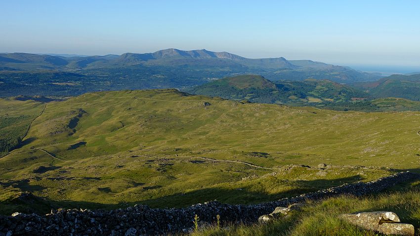 The Cadair range from the south-west ridge