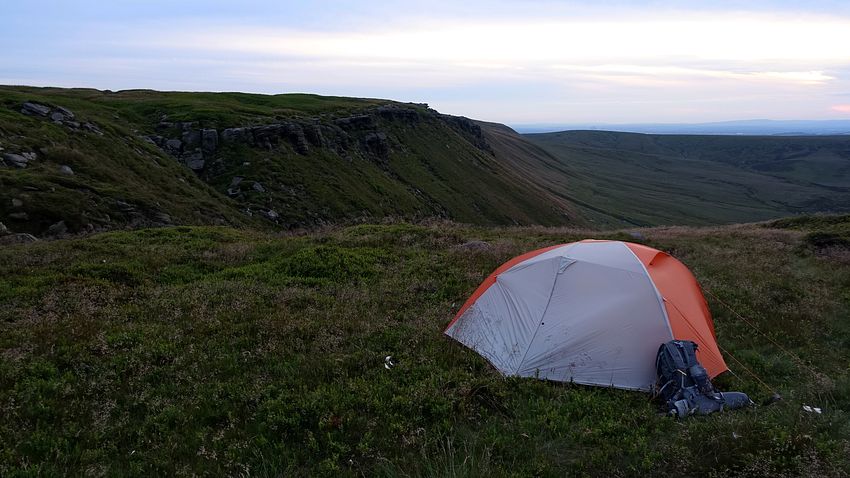 Pitch near Nether Red Brook ravine