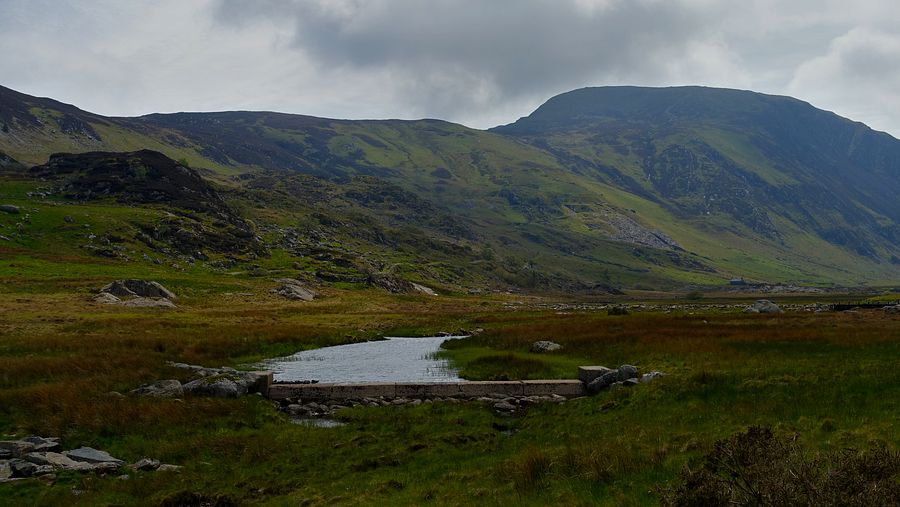 Pen Yr Helgi Du from the breached dam