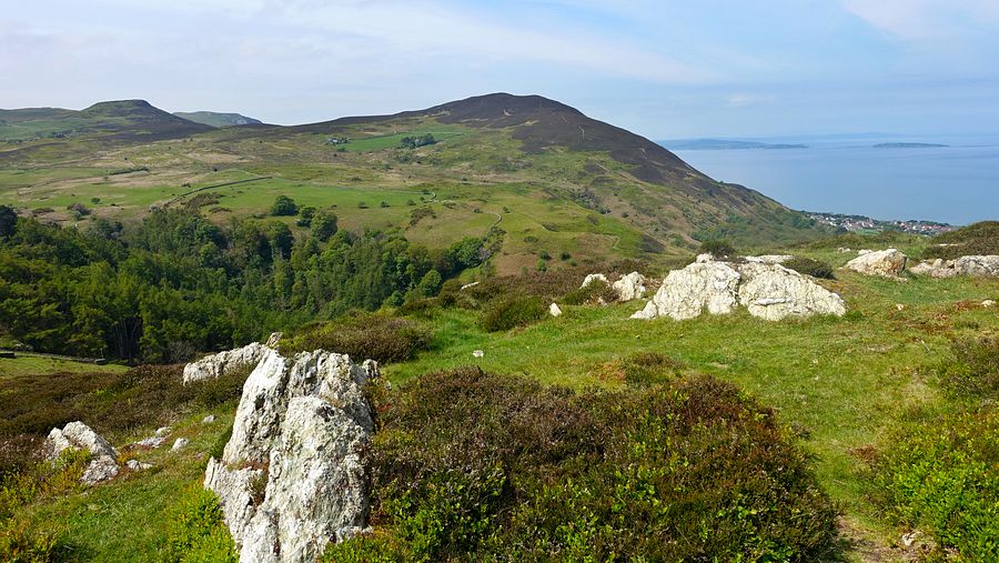 Foel Lus from the North Wales Path