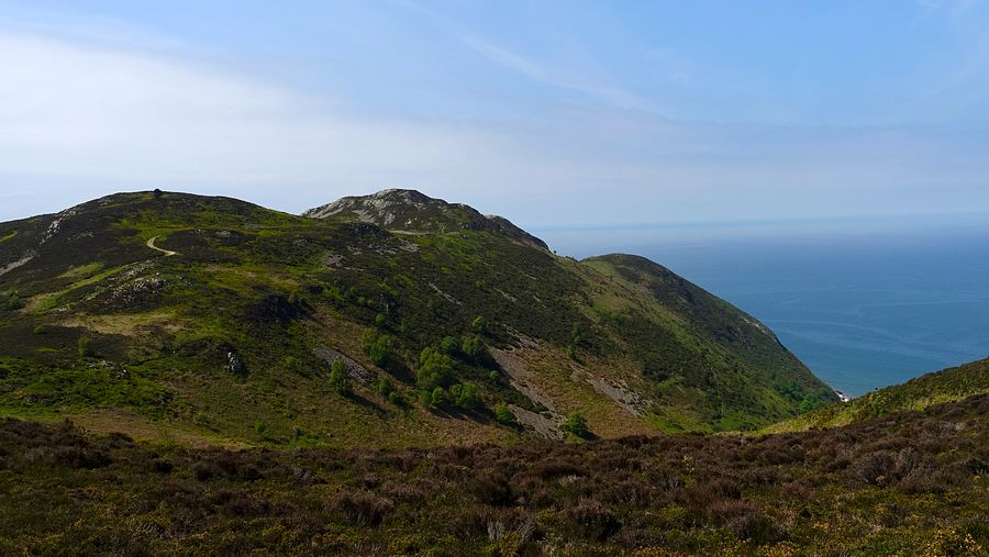 View to the sea from Mynydd y Dref