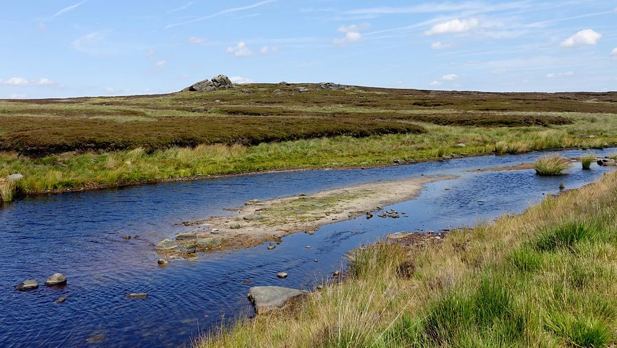 Eastern end of White Holme reservoir