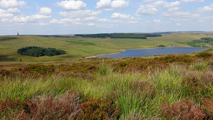 Withens Clough reservoir from Blake Moor path