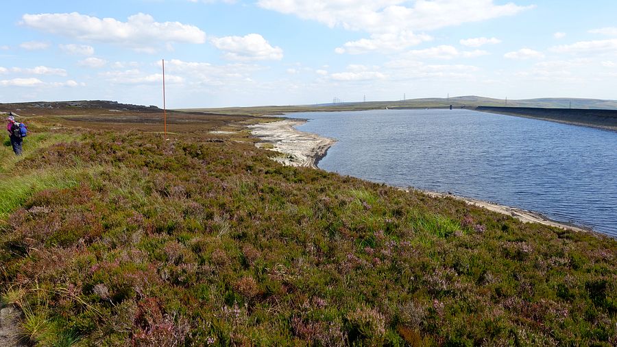 Warland reservoir northern shore