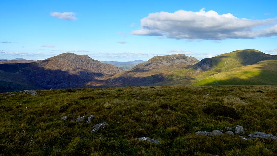 Central Rhinogydd from Moelfre