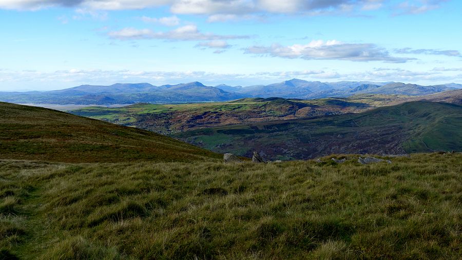 Northward view from Moelfre