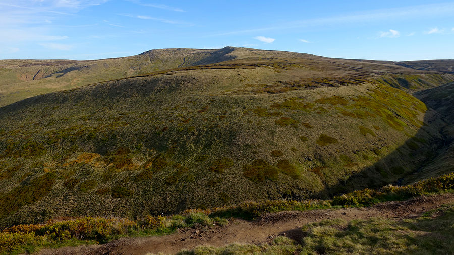 View across Crooked Clough