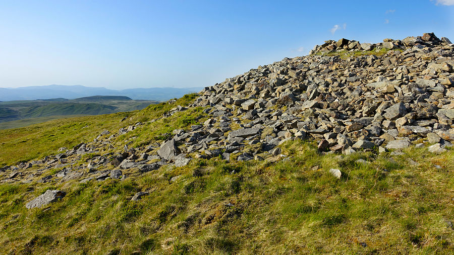 Pumlumon Arwystli summit cairn